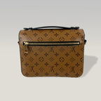 Louis Vuitton Pochette Métis Bicolor Monogram Caramel and Brown