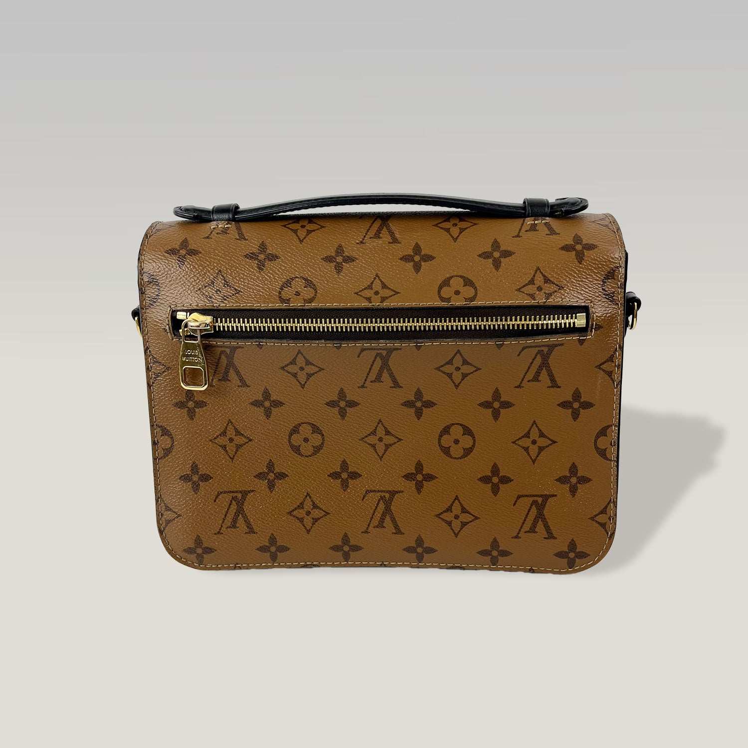 Louis Vuitton Pochette Métis Monogram Bicolore Caramello e Marrone