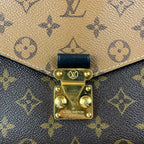 Louis Vuitton Pochette Métis Bicolor Monogram Caramel and Brown