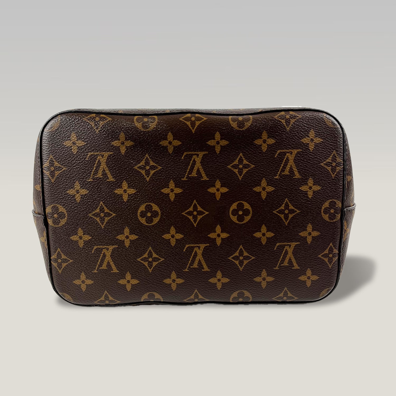 Louis Vuitton Néonoé BB Monogram Canvas & Red Leather Bucket Bag