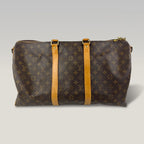 Louis Vuitton Keepall 50 Bandoulière Monogram Canvas Travel Bag