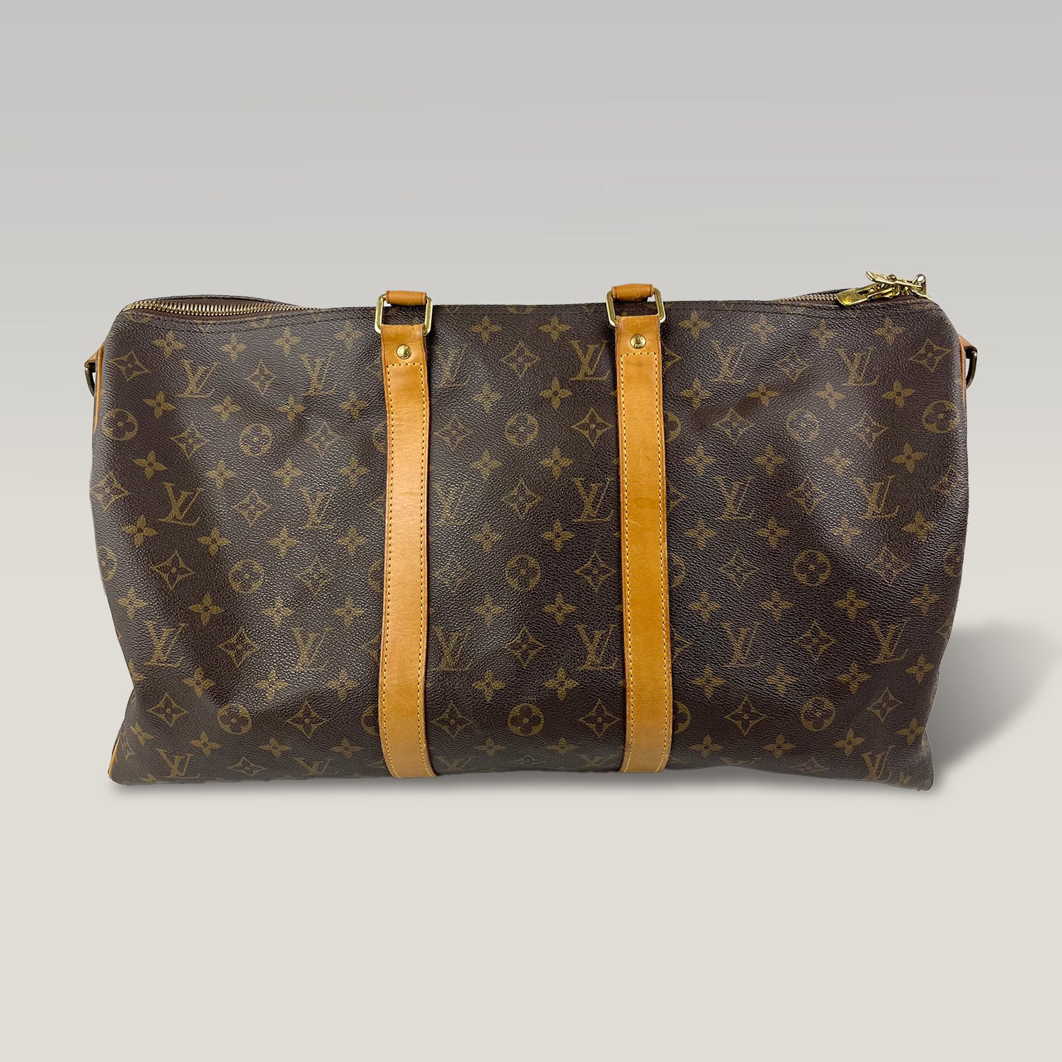 Louis Vuitton Keepall 50 Bandoulière Monogram Canvas Travel Bag