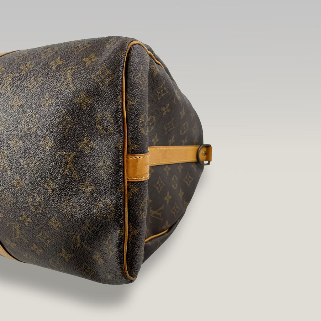 Louis Vuitton Keepall 50 Bandoulière Monogram Canvas Travel Bag