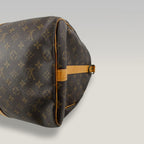 Louis Vuitton Keepall 50 Bandoulière Monogram Canvas Travel Bag