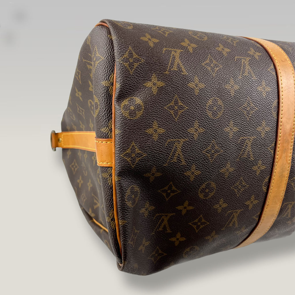 Louis Vuitton Keepall 50 Bandoulière Monogram Canvas Travel Bag
