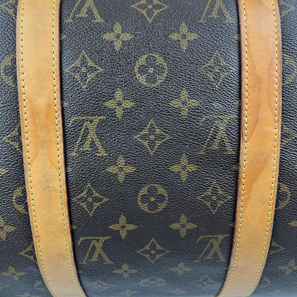 Louis Vuitton Keepall 50 Bandoulière Monogram Canvas Travel Bag