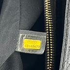 Chanel Grand Shopping Tote GST in Pelle Nera Trapuntata con Logo CC e Catena Dorata