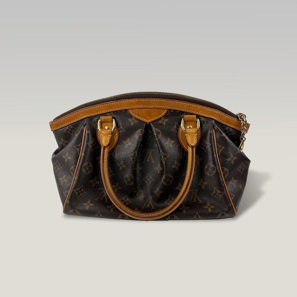 Louis Vuitton Tivoli PM in Tela Monogram con Finiture in Vacchetta