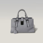Bottega Veneta Roma Intrecciato Borsa a Mano in Pelle Viola Chiaro