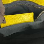 Balenciaga Classic City Yellow Leather Motorcycle Bag