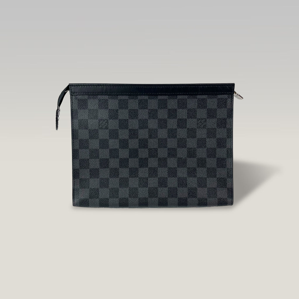 Louis Vuitton Pochette Jour GM Damier Graphite Pochette Uomo in Tela