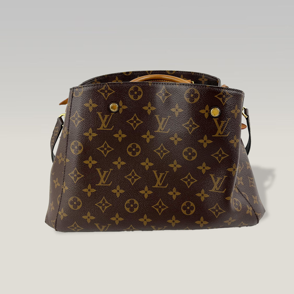 Louis Vuitton Montaigne MM Monogram Marrone
