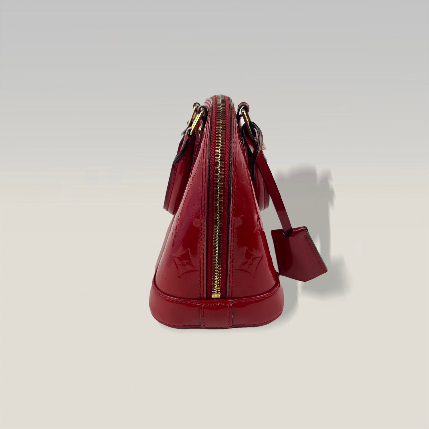 Louis Vuitton Alma BB Vernice Rossa Con Tracolla
