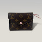 Louis Vuitton Victorine Monogram Canvas Wallet Rose Ballerine