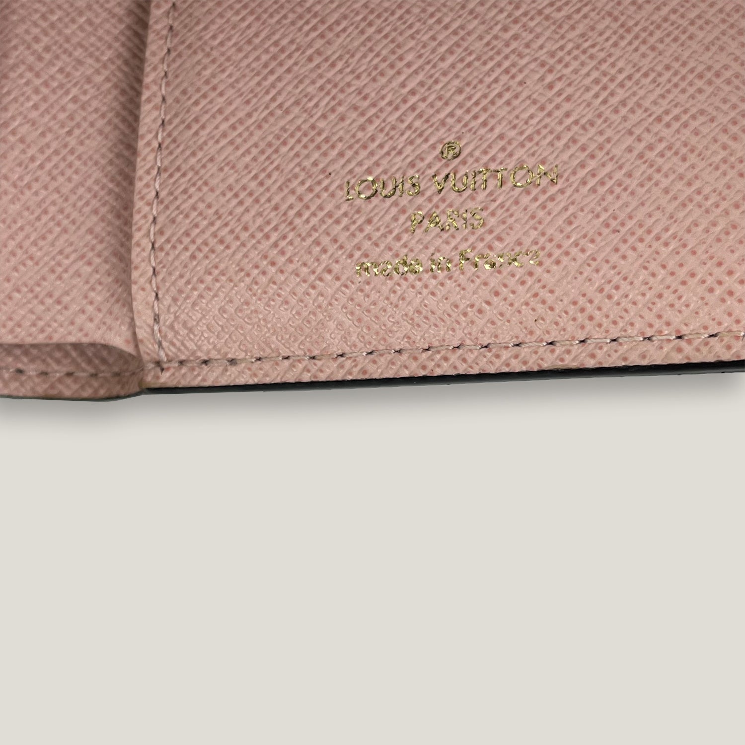 Louis Vuitton Victorine Monogram Canvas Wallet Rose Ballerine