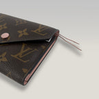 Louis Vuitton Victorine Monogram Canvas Wallet Rose Ballerine