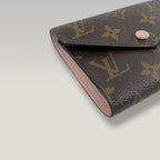 Louis Vuitton Victorine Monogram Canvas Wallet Rose Ballerine