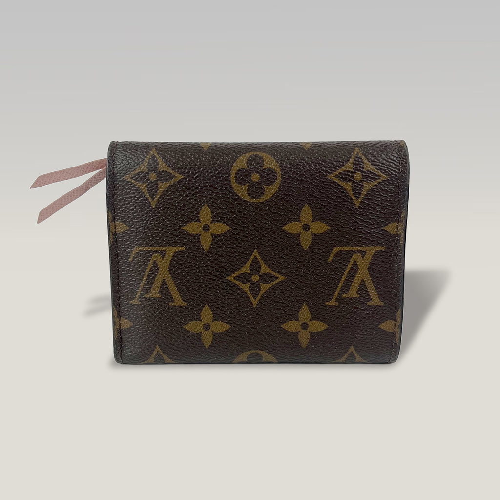 Louis Vuitton Victorine Monogram Canvas Wallet Rose Ballerine
