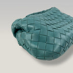 Bottega Veneta Jodie Medium Turquoise Intrecciato Nappa Leather Hobo Bag