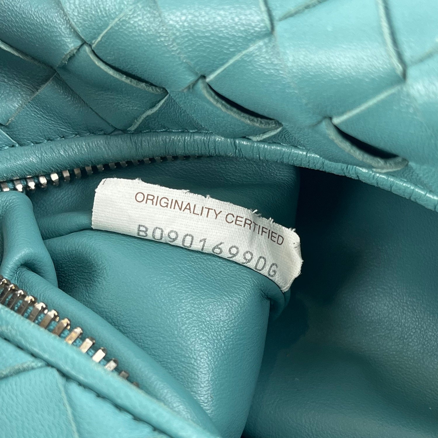 Bottega Veneta Jodie Medium Turquoise Intrecciato Nappa Leather Hobo Bag