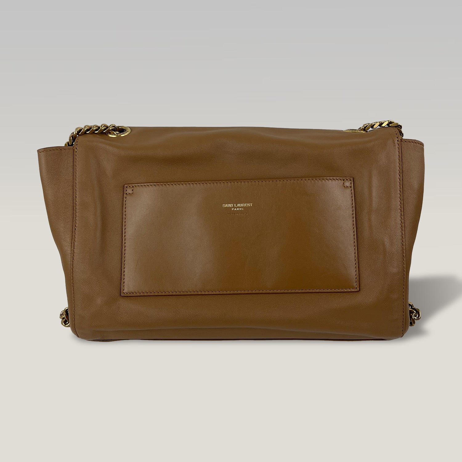 Saint Laurent Kate Medium Brown Suede Leather Chain Shoulder Bag