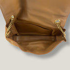 Saint Laurent Kate Medium Brown Suede Leather Chain Shoulder Bag