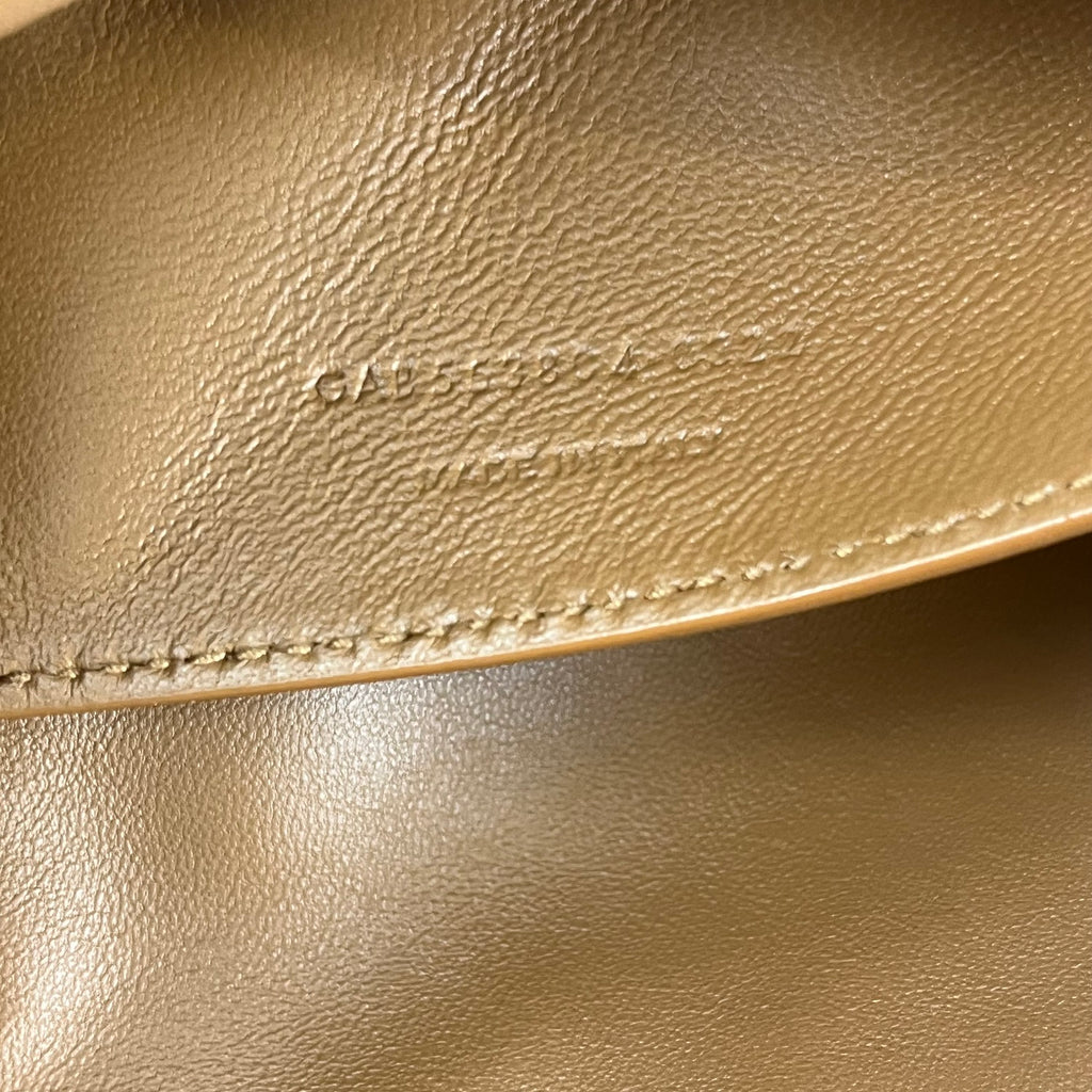 Saint Laurent Kate Medium Brown Suede Leather Chain Shoulder Bag