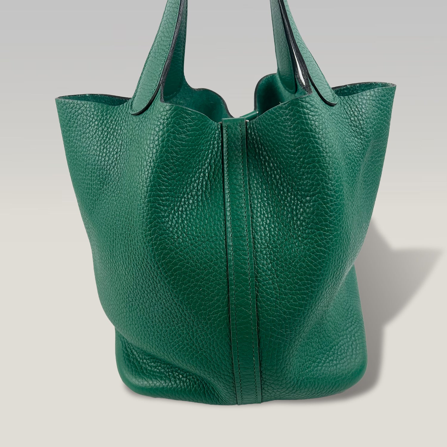 Hermès Picotin 22 in Pelle Taurillon Clemence Verde – Borsa a Mano
