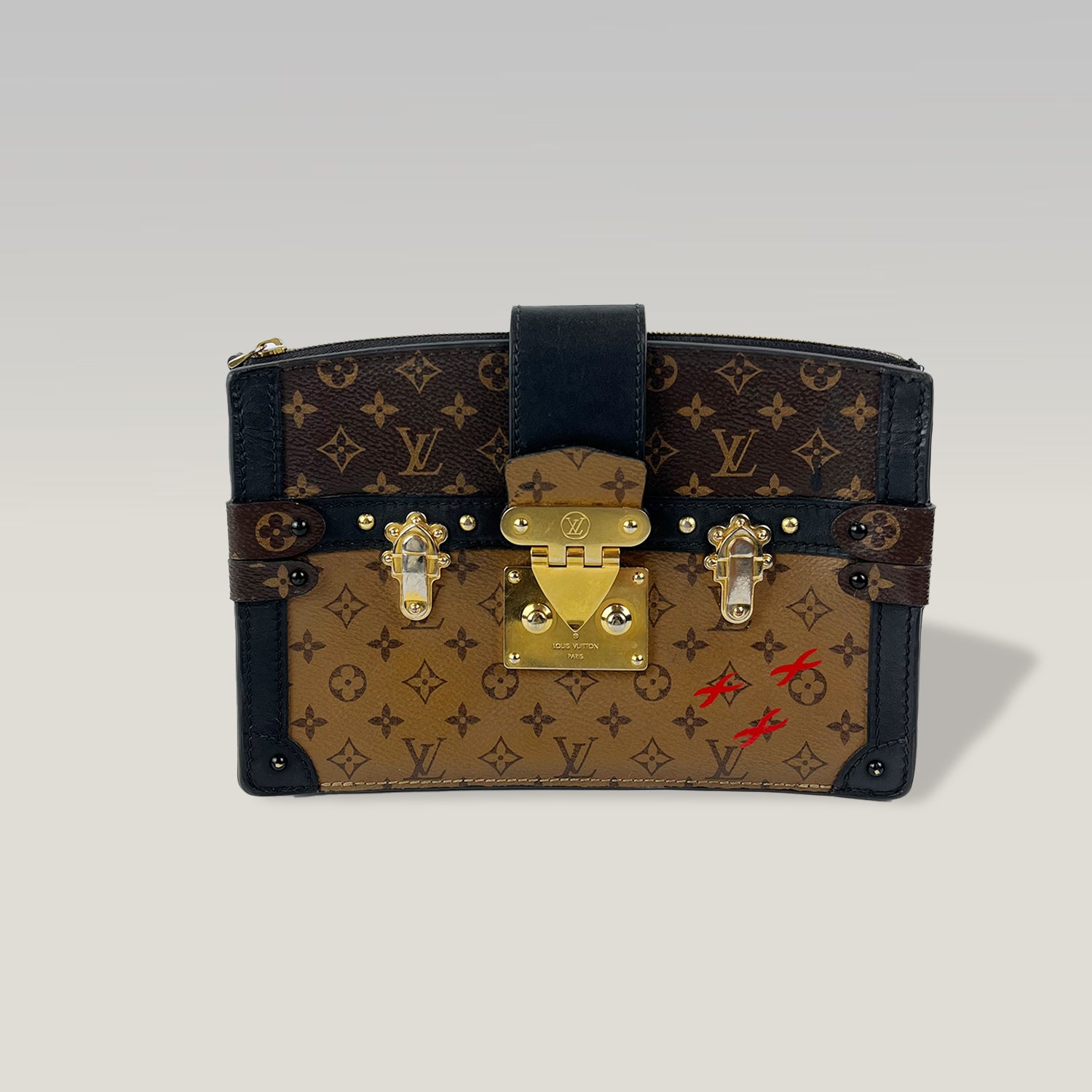 Louis Vuitton Soft Trunk Monogram Bicolore Caramello e Marrone