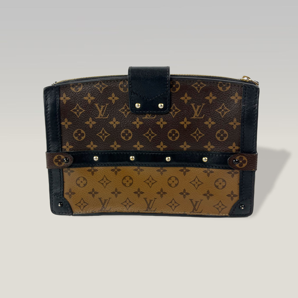 Louis Vuitton Soft Trunk Monogram Bicolore Caramello e Marrone
