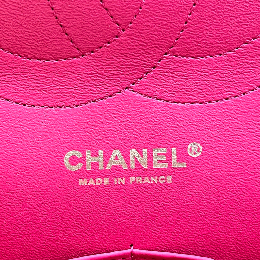 Chanel Classic Jumbo Double Flap – Borsa in Pelle Caviar Rosa