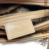 Dior Lady Dior Cannage Leather Tote Bag