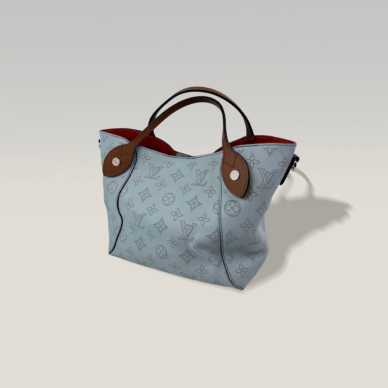 Louis Vuitton Mahina Borsa a Mano Blu – Pelle traforata