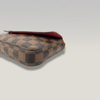 Louis Vuitton Pochette Félicie Damier Ebene con Catena