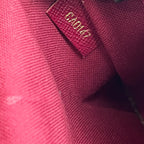 Louis Vuitton Pochette Félicie Monogram Marrone con Inserto Rosso