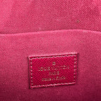 Louis Vuitton Pochette Félicie Monogram Marrone con Inserto Rosso