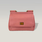 Dolce & Gabbana Sicily Borsa Media Rosa in Pelle