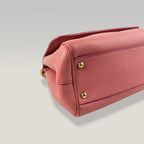 Dolce & Gabbana Sicily Borsa Media Rosa in Pelle