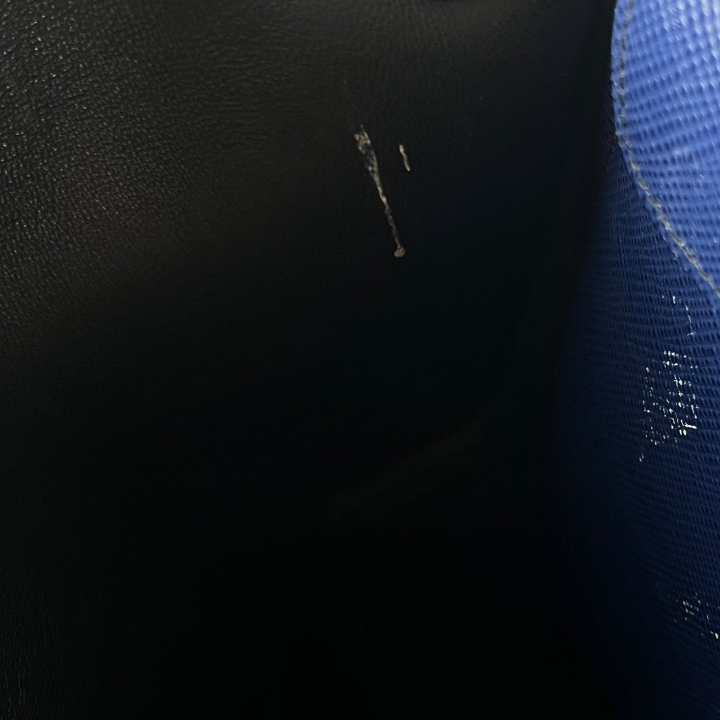 Prada Borsa Tote Grande in Pelle Saffiano Blu