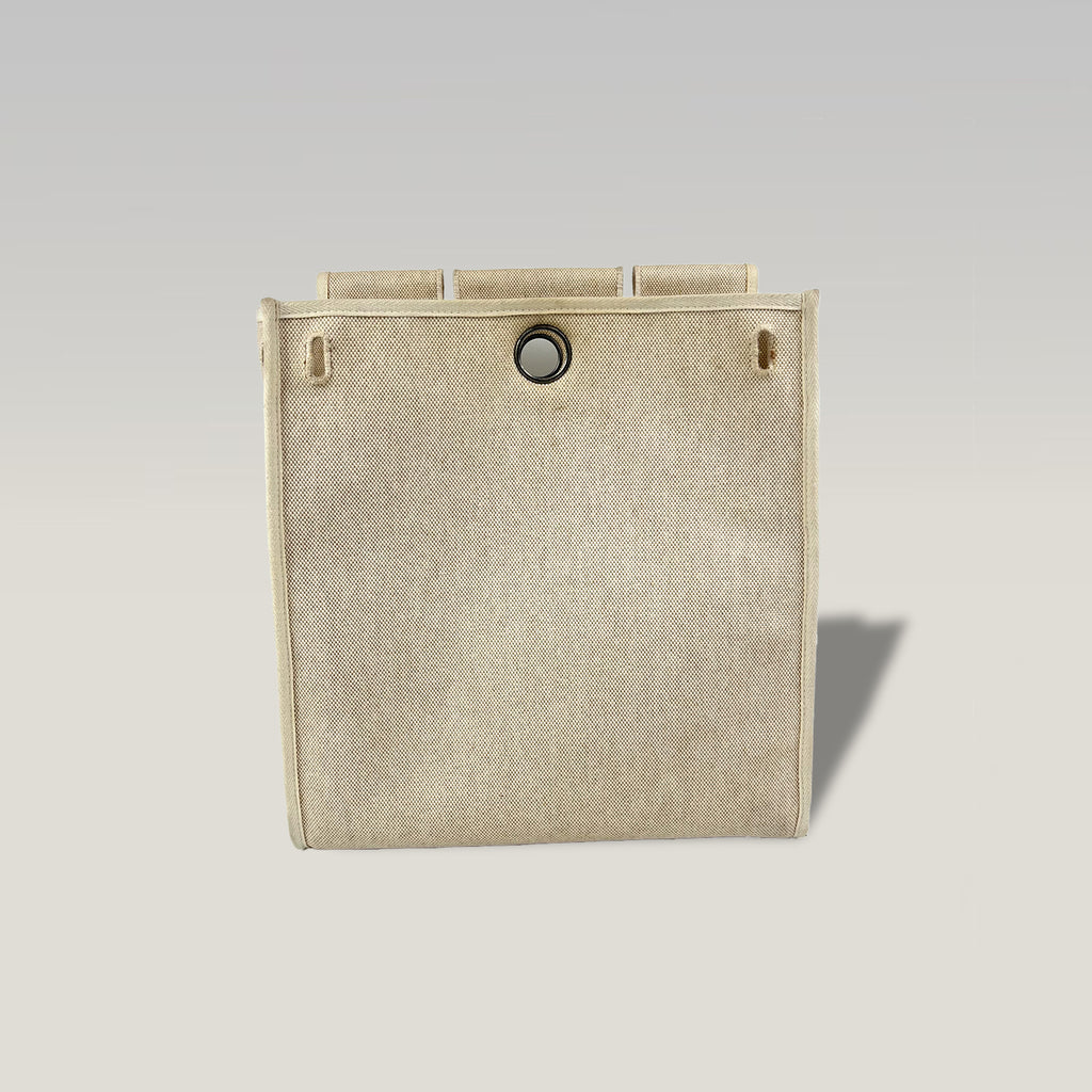 Hermès Herbag Cabas Toile Canvas and Leather 