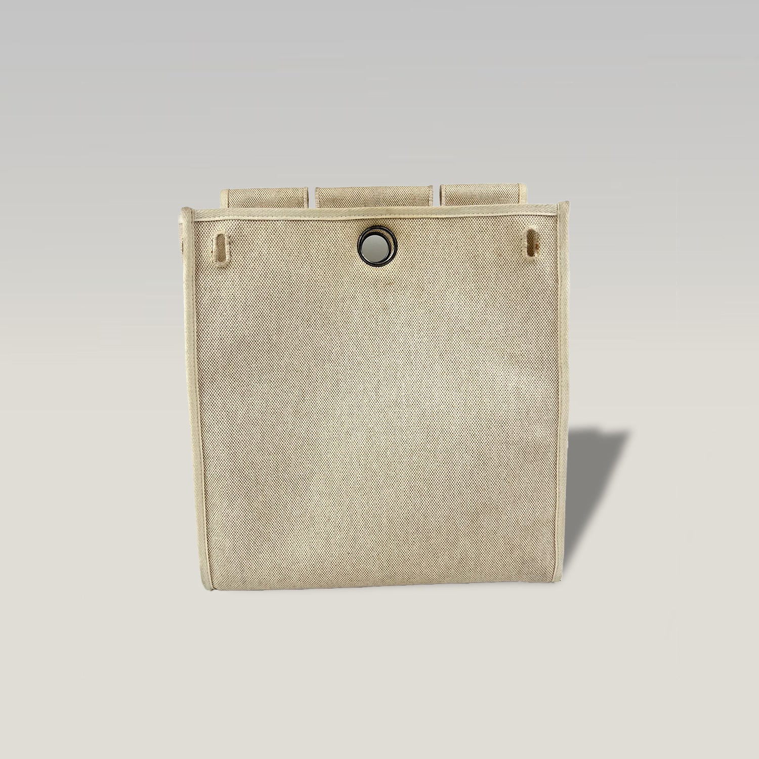 Hermès Herbag Cabas Toile Canvas and Leather 