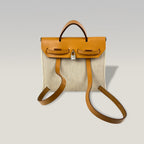 Hermès Herbag Cabas Toile Canvas and Leather 