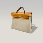 Hermès Herbag Cabas Toile Canvas and Leather 