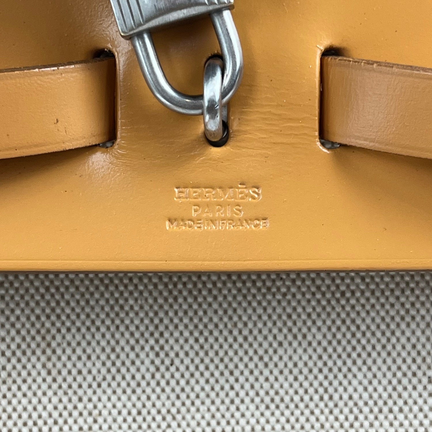 Hermès Herbag Cabas Toile Canvas and Leather 