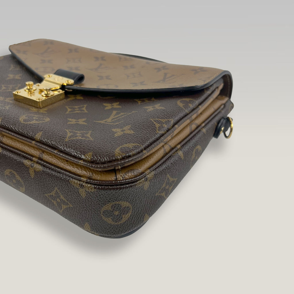 Louis Vuitton Pochette Métis Reverse Monogram Canvas Crossbody Bag
