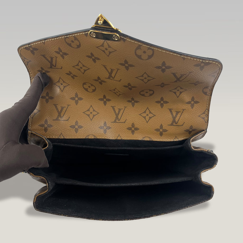 Louis Vuitton Pochette Métis Reverse Monogram Canvas Crossbody Bag
