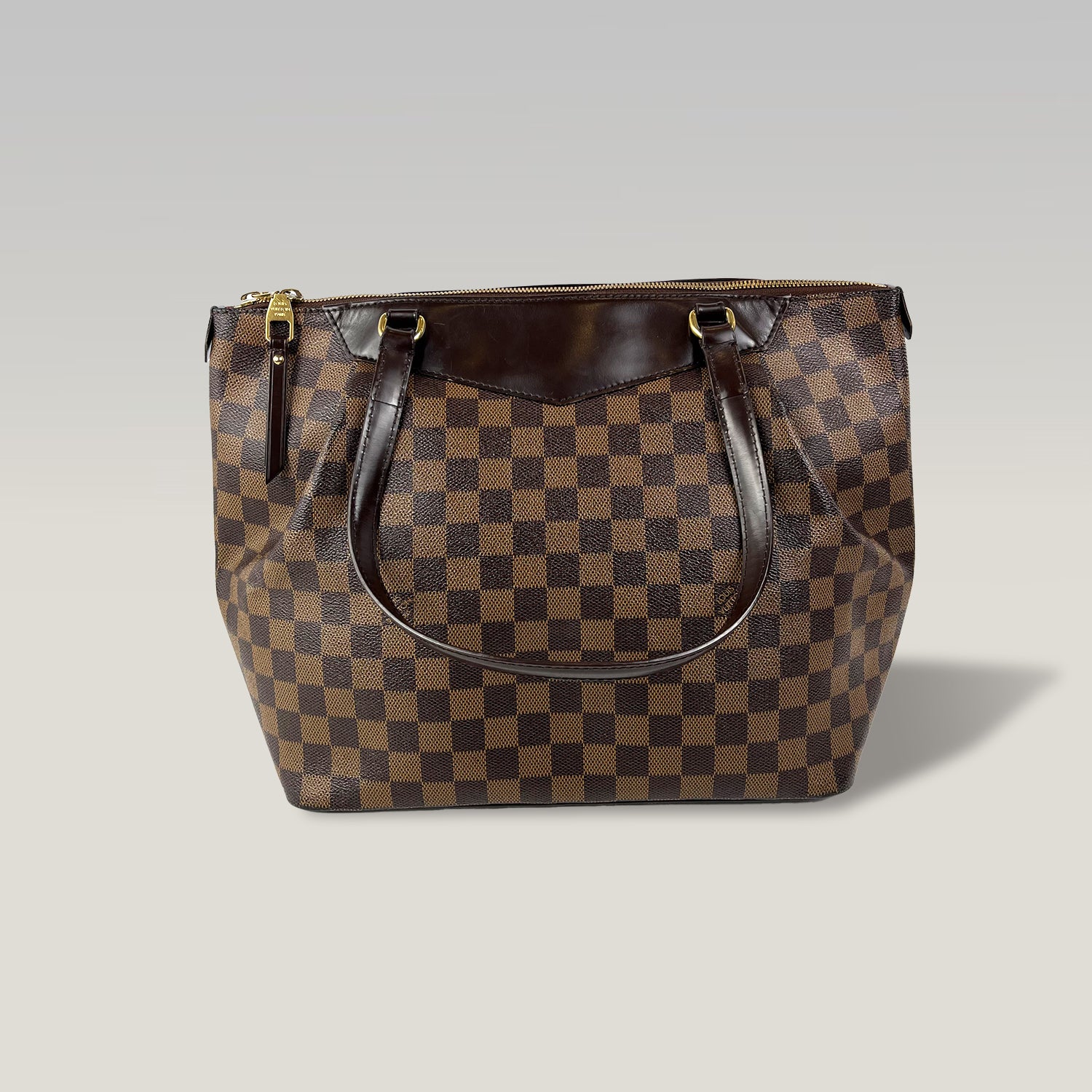Louis Vuitton Westminster GM Damier Ebene Borsa a Spalla in Tela e Pelle