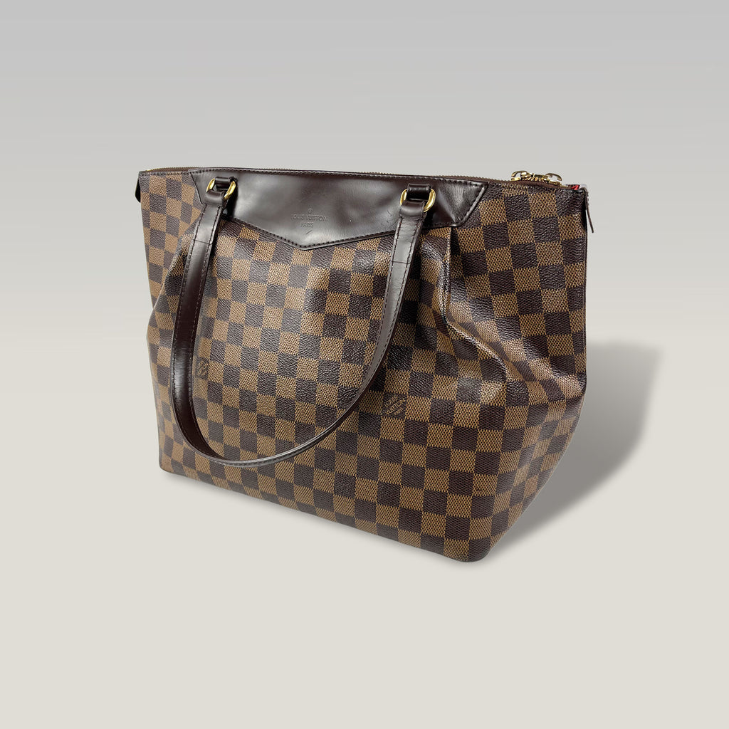 Louis Vuitton Westminster GM Damier Ebene Borsa a Spalla in Tela e Pelle