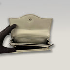 Gucci Long GG Canvas Wallet with Flap 