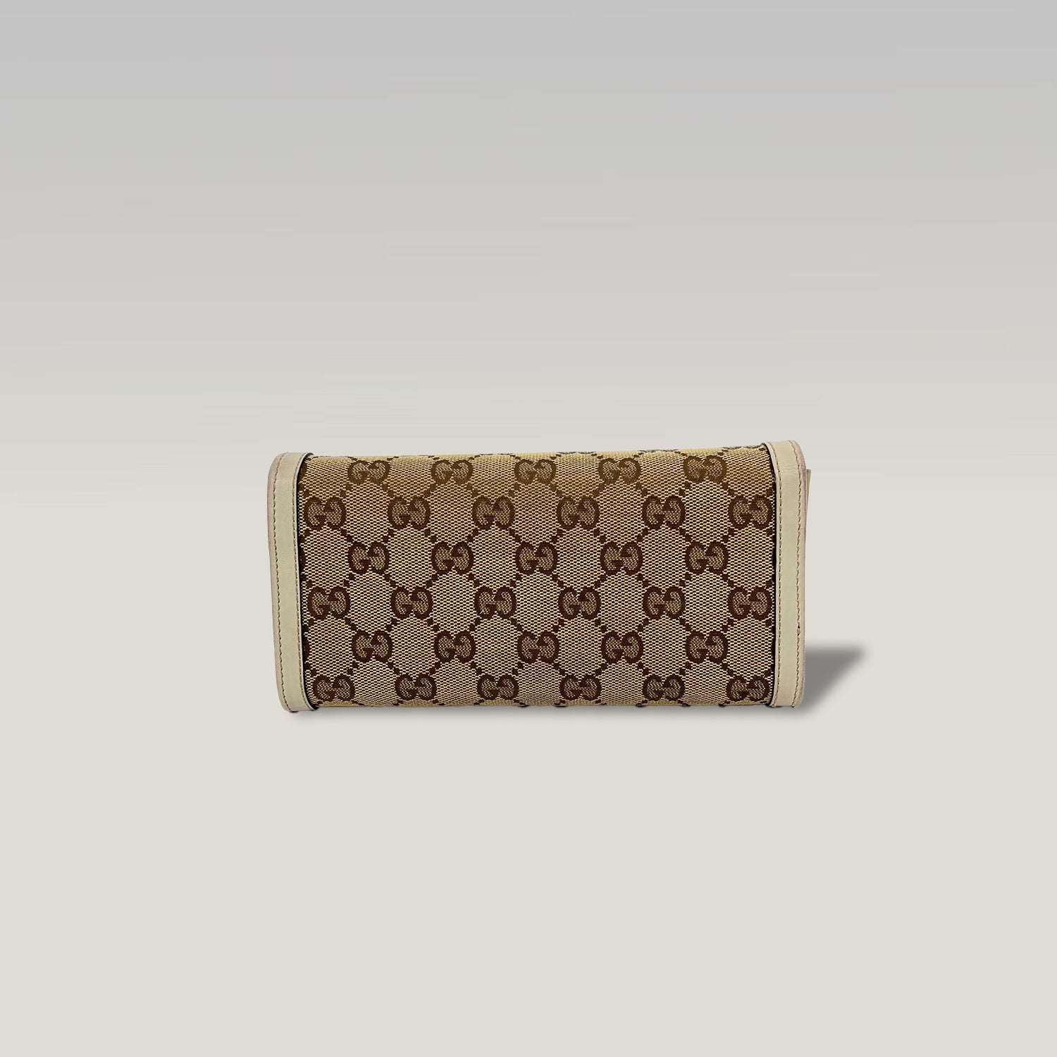 Gucci Long GG Canvas Wallet with Flap 